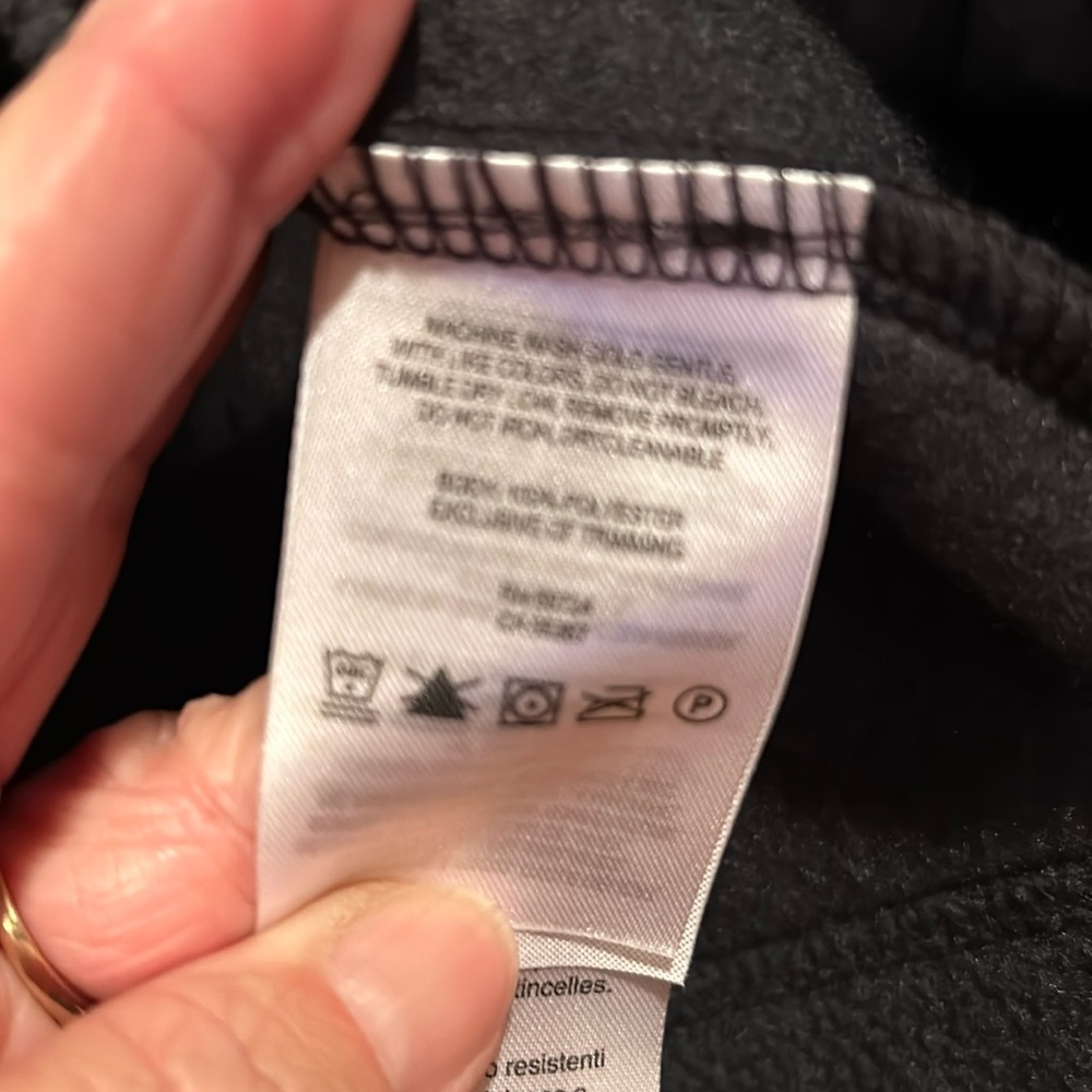 Columbia 2XL Black Front Zip Fleece Vest - Picture 4 of 10